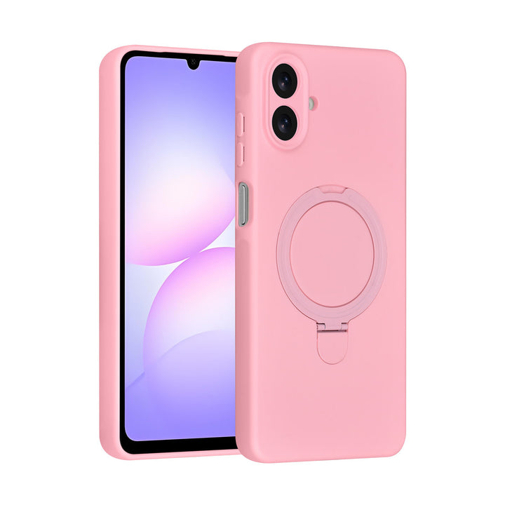 TUNIQ Samsung Galaxy A07 Backcover hoesje - Magsafe With Ring Stand - Hanger - Sakura Pink-Hoesjes-Ilumina Benelux