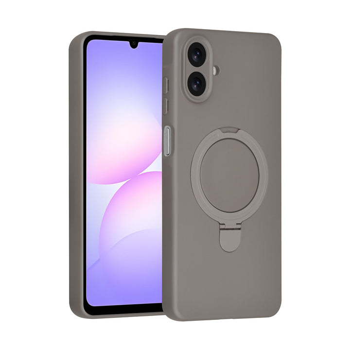 TUNIQ Samsung Galaxy A07 Backcover hoesje - Magsafe With Ring Stand - Hanger - Titanium Grey-Hoesjes-Ilumina Benelux