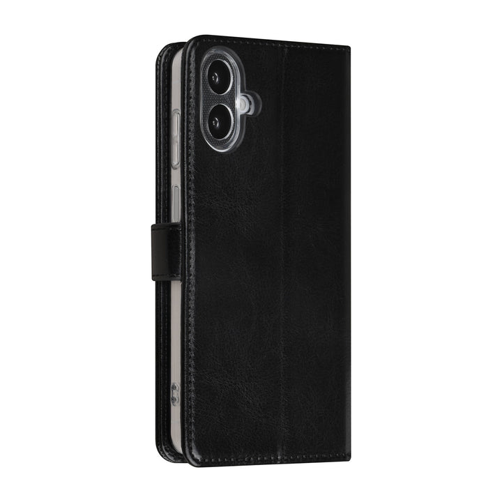 TUNIQ Samsung Galaxy A07 Book Case hoesje - Pasjeshouder voor 3 pasjes - Magneetsluiting - Hanger - Zwart-Hoesjes-Ilumina Benelux
