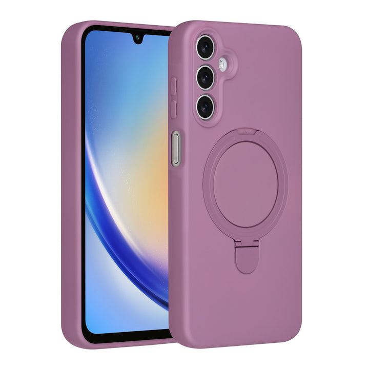 TUNIQ Samsung Galaxy A15 5G Backcover hoesje - Magsafe With Ring Stand - Hanger - Sunset Purple-Hoesjes-Ilumina Benelux