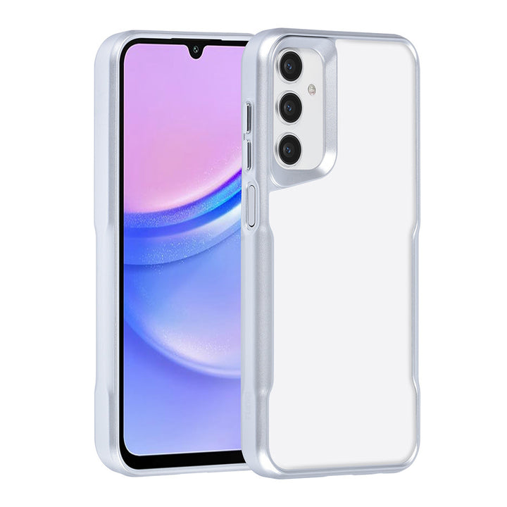 TUNIQ Samsung Galaxy A15 5G Backcover hoesje Silicone - Zilver-Hoesjes-Ilumina Benelux