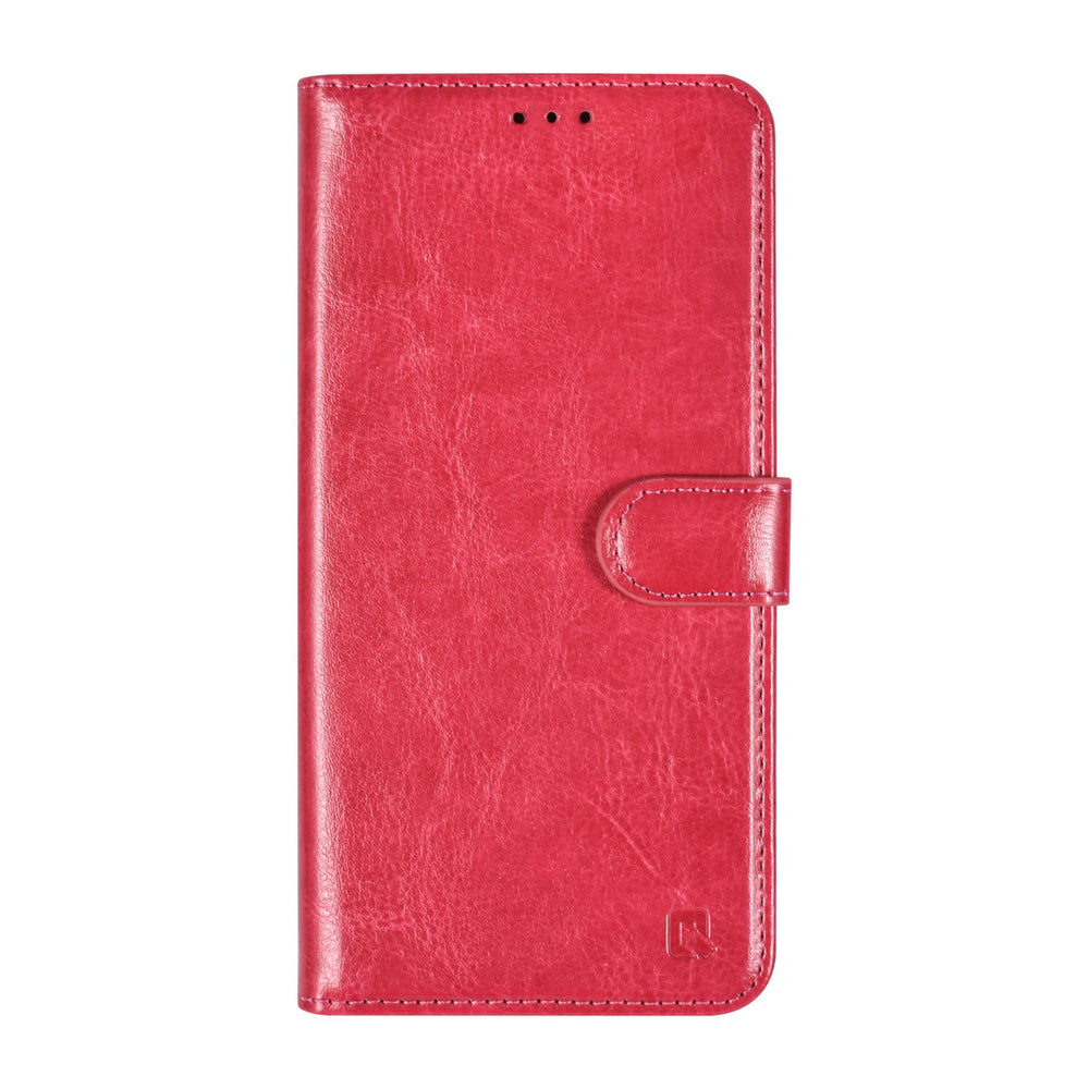 TUNIQ Samsung Galaxy A15 5G Book Case hoesje - Pasjeshouder voor 3 pasjes - Magneetsluiting - Hanger - Felroze-Hoesjes-Ilumina Benelux