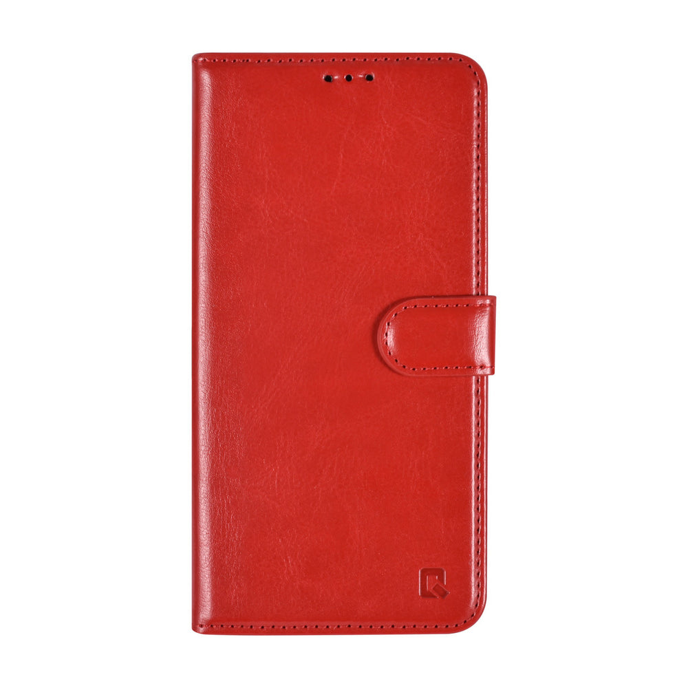 TUNIQ Samsung Galaxy A15 5G Book Case hoesje - Pasjeshouder voor 3 pasjes - Magneetsluiting - Hanger - Rood-Hoesjes-Ilumina Benelux