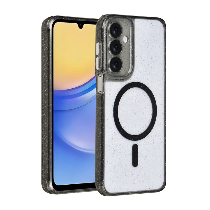 TUNIQ Samsung Galaxy A16 5G Backcover hoesje - Magsafe - Glitter - Hanger - Zwart-Hoesjes-Ilumina Benelux