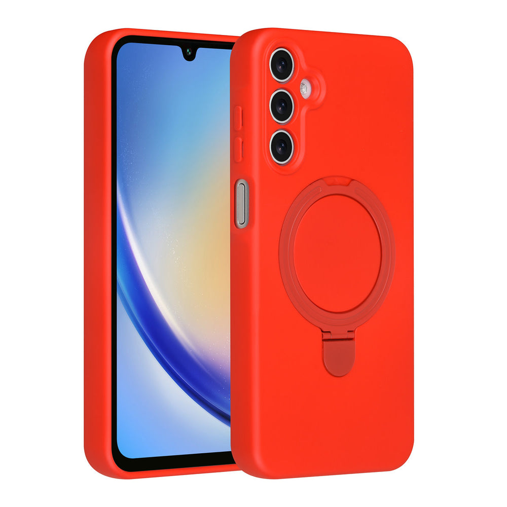 TUNIQ Samsung Galaxy A16 5G Backcover hoesje - Magsafe With Ring Stand - Hanger - Classic Red-Hoesjes-Ilumina Benelux