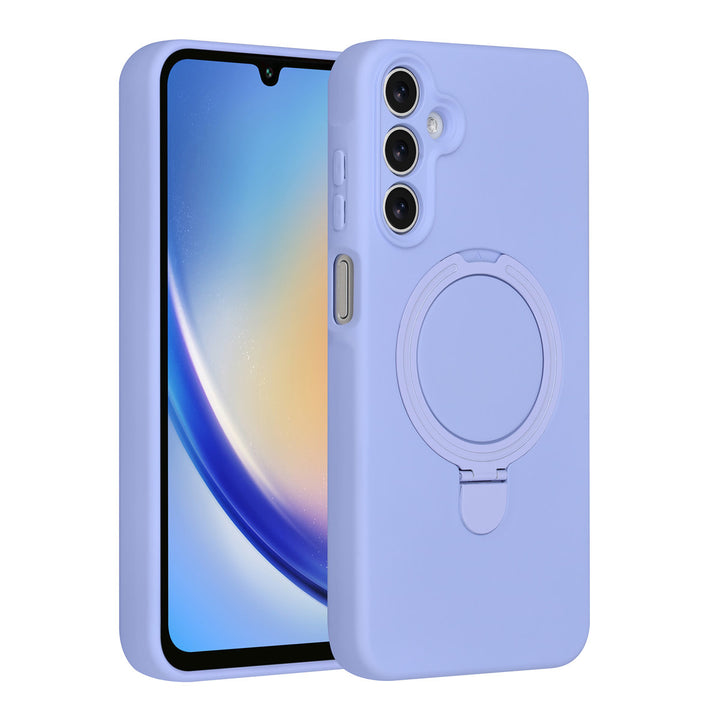 TUNIQ Samsung Galaxy A16 5G Backcover hoesje - Magsafe With Ring Stand - Hanger - Lila-Hoesjes-Ilumina Benelux