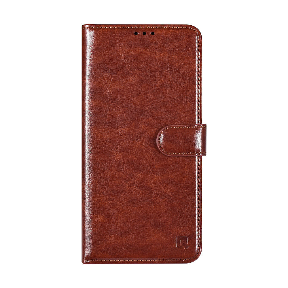 TUNIQ Samsung Galaxy A16 5G Book Case hoesje - Pasjeshouder voor 3 pasjes - Magneetsluiting - Hanger - Bruin-Hoesjes-Ilumina Benelux