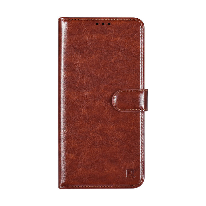 TUNIQ Samsung Galaxy A16 5G Book Case hoesje - Pasjeshouder voor 3 pasjes - Magneetsluiting - Hanger - Bruin-Hoesjes-Ilumina Benelux
