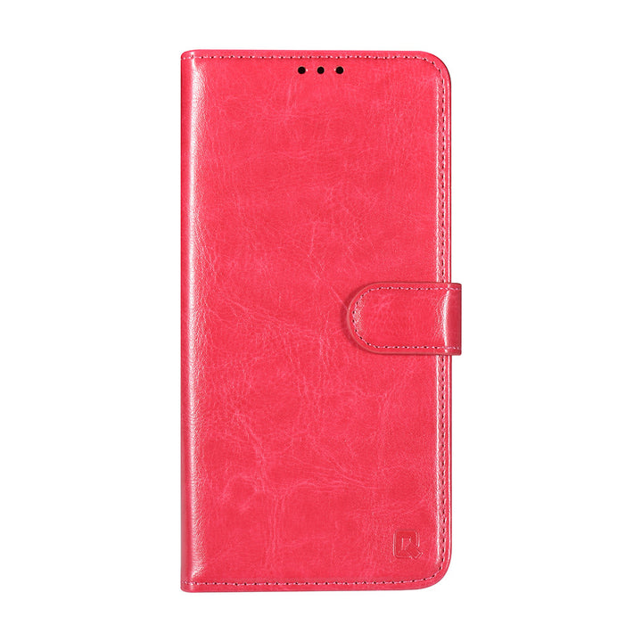 TUNIQ Samsung Galaxy A16 5G Book Case hoesje - Pasjeshouder voor 3 pasjes - Magneetsluiting - Hanger - Felroze-Hoesjes-Ilumina Benelux