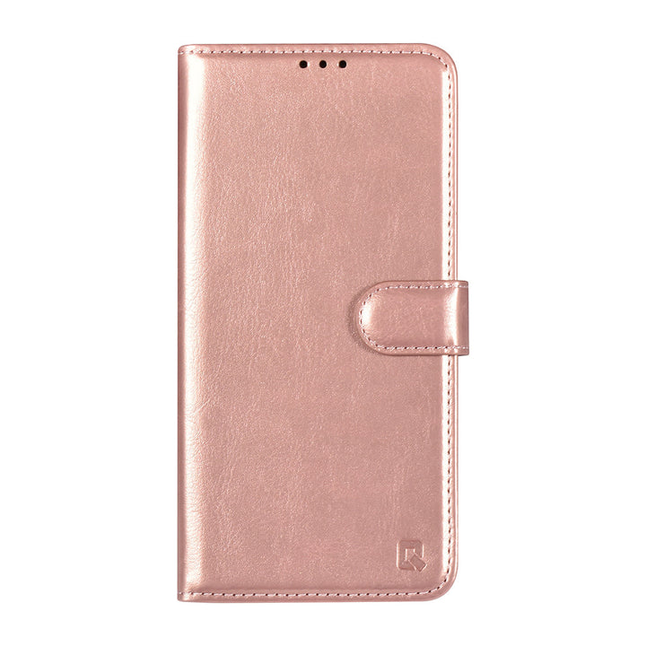 TUNIQ Samsung Galaxy A16 5G Book Case hoesje - Pasjeshouder voor 3 pasjes - Magneetsluiting - Hanger - Rose Gold-Hoesjes-Ilumina Benelux