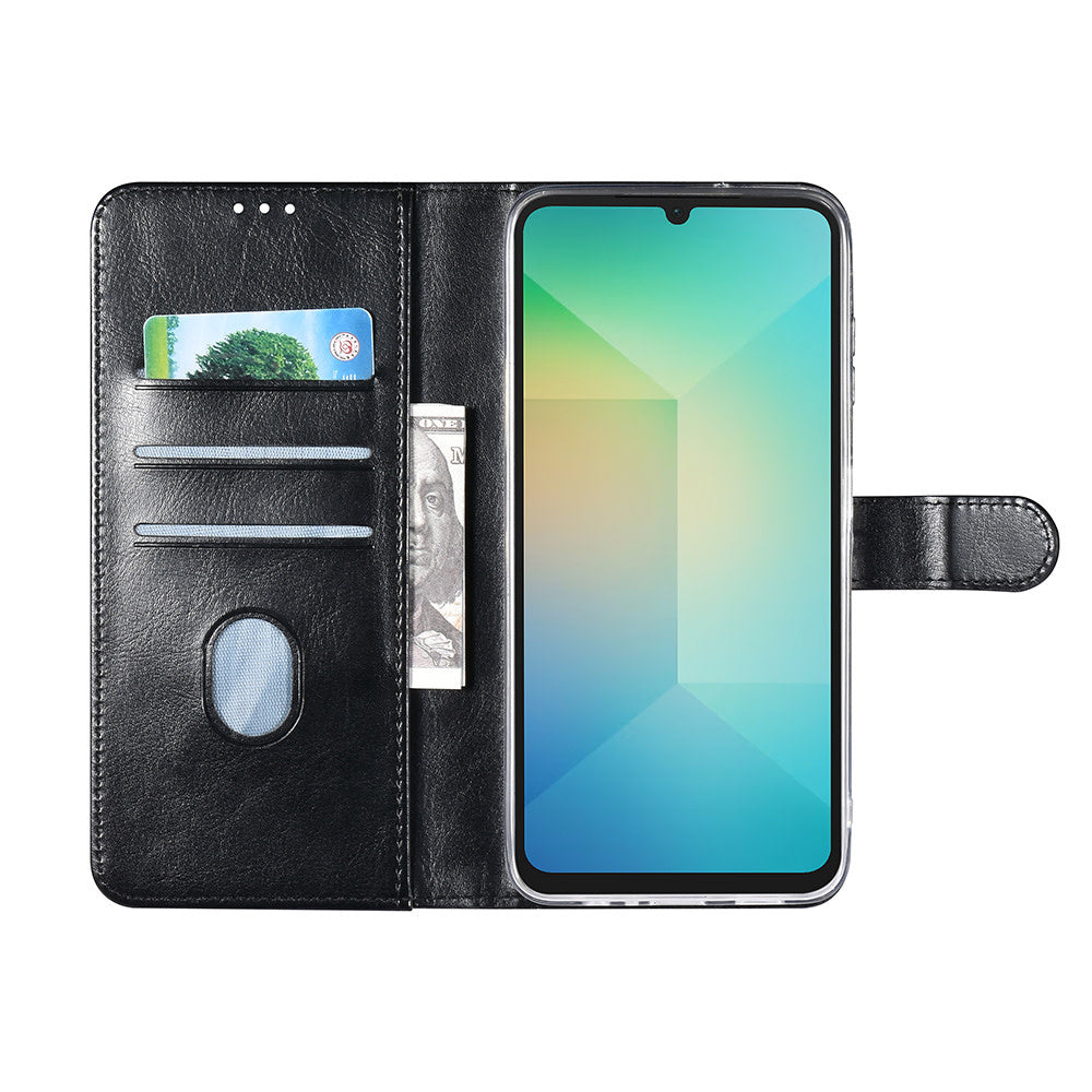 TUNIQ Samsung Galaxy A16 5G Book Case hoesje - Pasjeshouder voor 3 pasjes - Magneetsluiting - Hanger - Zwart-Hoesjes-Ilumina Benelux