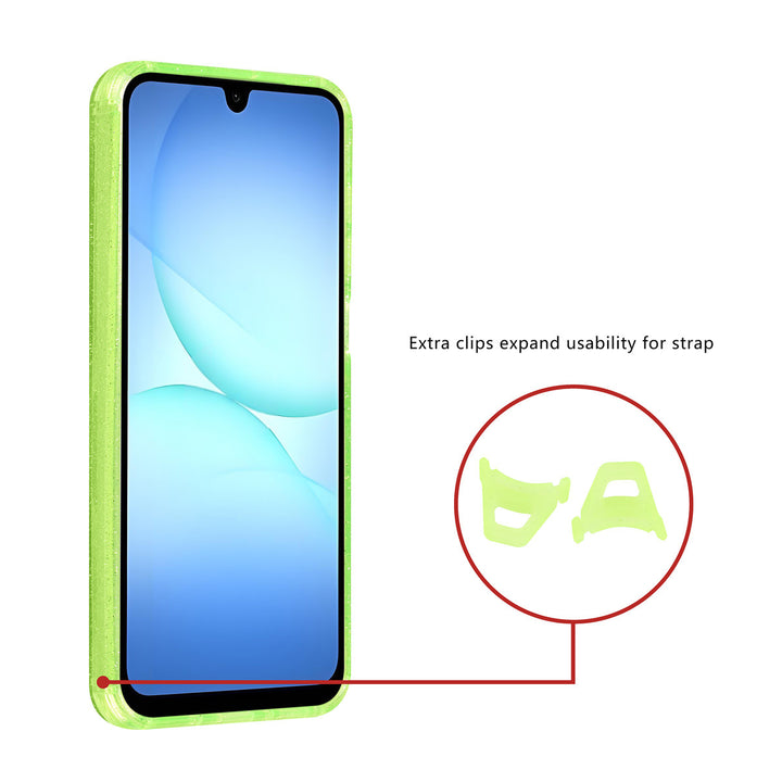 TUNIQ Samsung Galaxy A17 Backcover hoesje - Magsafe - Glitter - Hanger - Groen-Hoesjes-Ilumina Benelux