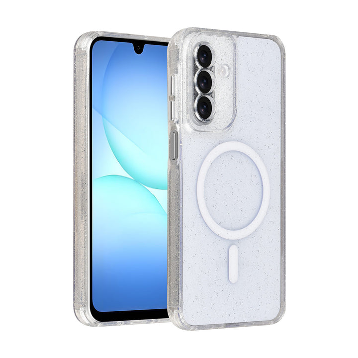 TUNIQ Samsung Galaxy A17 Backcover hoesje - Magsafe - Glitter - Hanger - Transparant-Hoesjes-Ilumina Benelux