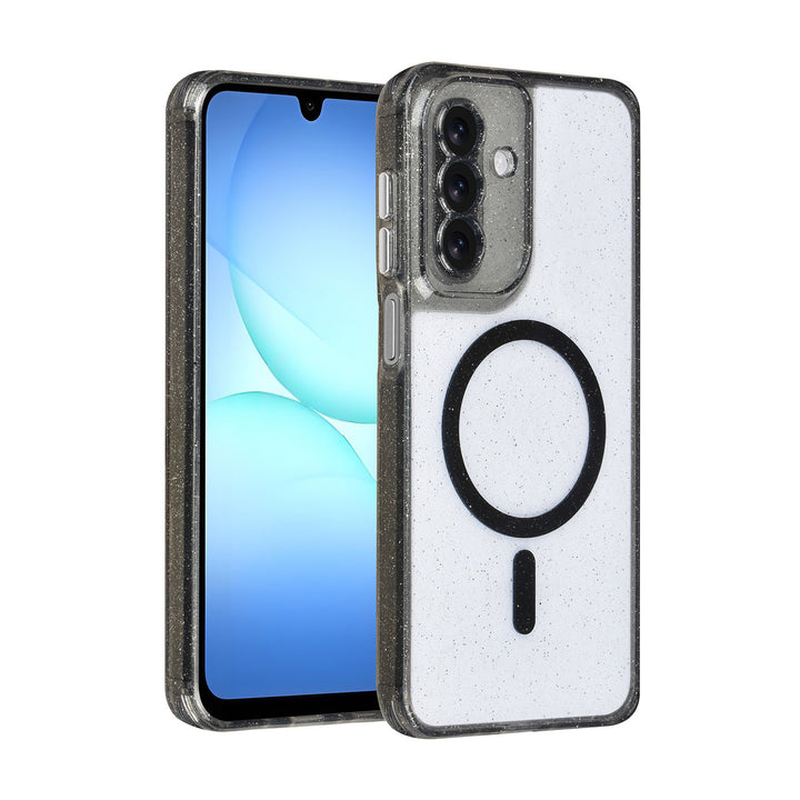 TUNIQ Samsung Galaxy A17 Backcover hoesje - Magsafe - Glitter - Hanger - Zwart-Hoesjes-Ilumina Benelux
