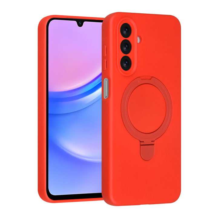 TUNIQ Samsung Galaxy A17 Backcover hoesje - Magsafe With Ring Stand - Hanger - Classic Red-Hoesjes-Ilumina Benelux