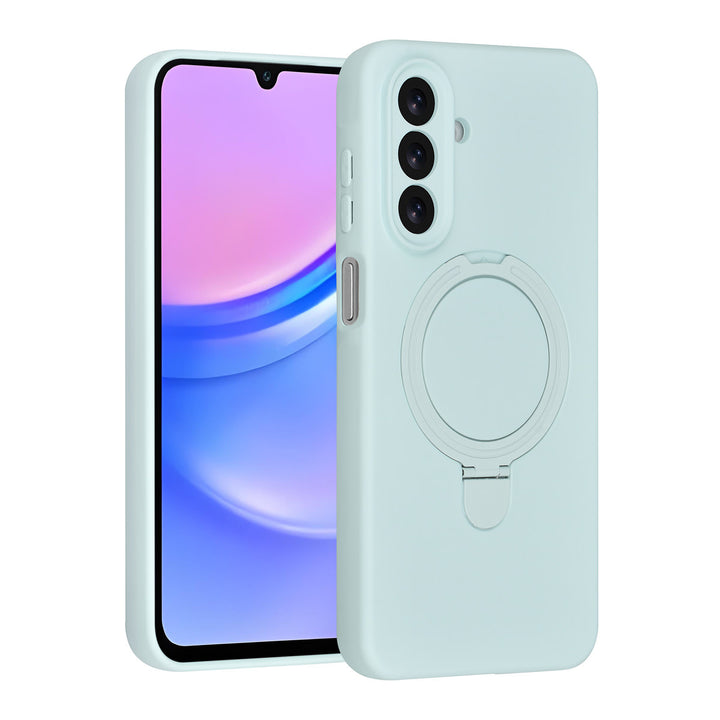TUNIQ Samsung Galaxy A17 Backcover hoesje - Magsafe With Ring Stand - Hanger - Mint Green-Hoesjes-Ilumina Benelux