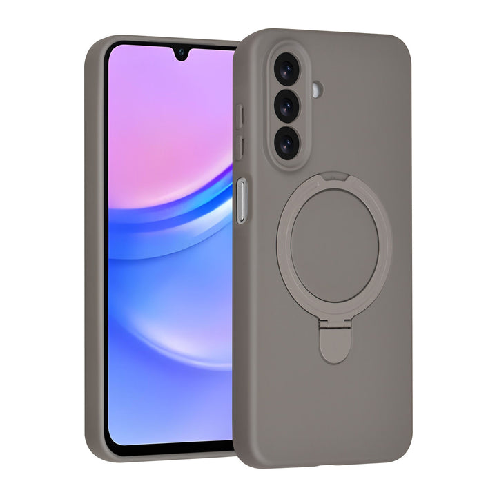 TUNIQ Samsung Galaxy A17 Backcover hoesje - Magsafe With Ring Stand - Hanger - Titanium Grey-Hoesjes-Ilumina Benelux