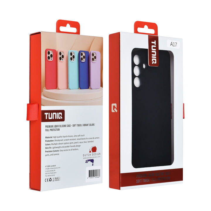 TUNIQ Samsung Galaxy A17 Backcover hoesje - Zwart-Hoesjes-Ilumina Benelux