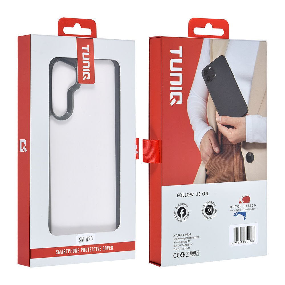 TUNIQ Samsung Galaxy A25 Backcover hoesje Silicone - Zwart-Hoesjes-Ilumina Benelux