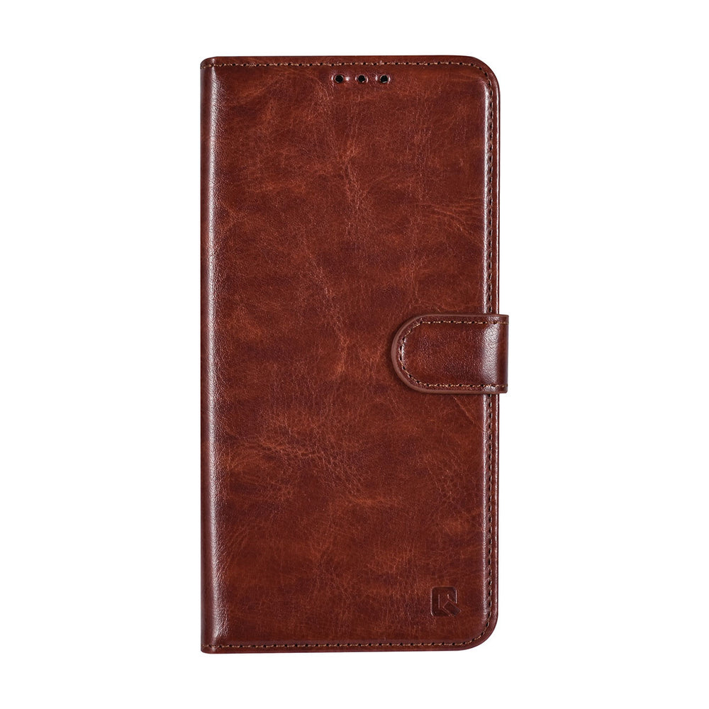 TUNIQ Samsung Galaxy A25 Book Case hoesje - Pasjeshouder voor 3 pasjes - Magneetsluiting - Hanger - Bruin-Hoesjes-Ilumina Benelux