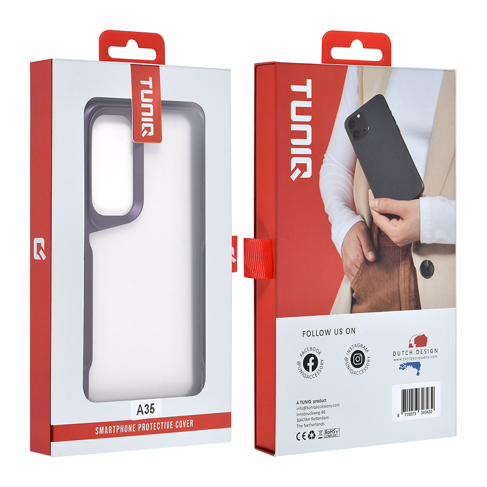 TUNIQ Samsung Galaxy A35 Back Cover hoesje Silicone - Paars-Hoesjes-Ilumina Benelux