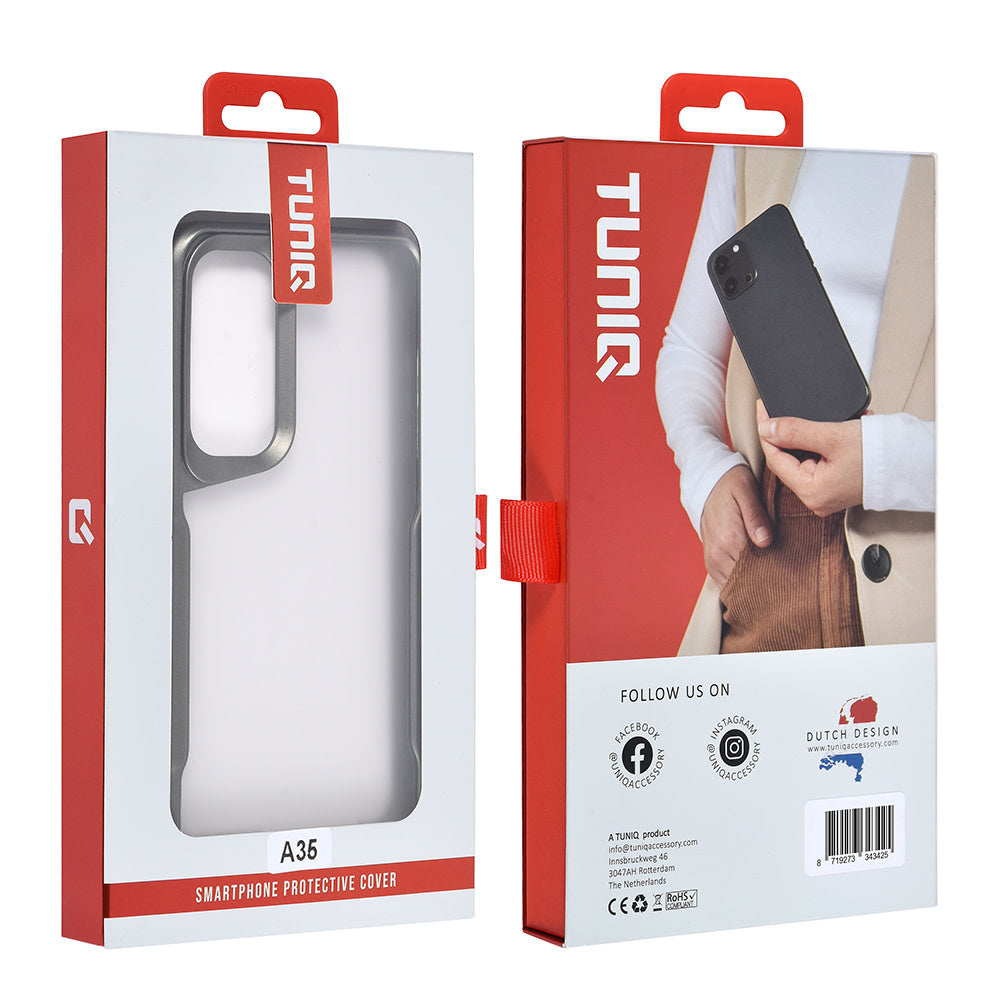 TUNIQ Samsung Galaxy A35 Backcover hoesje Silicone - Grijs-Hoesjes-Ilumina Benelux
