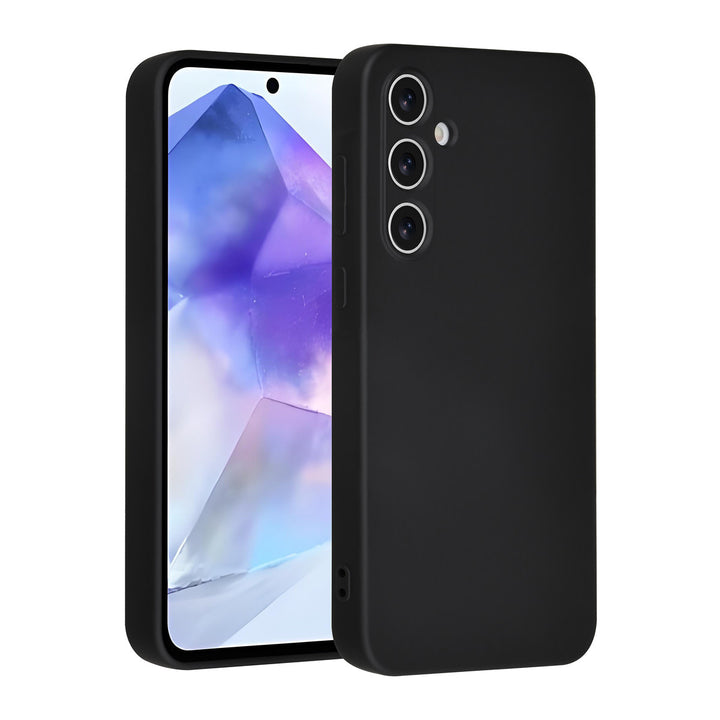 TUNIQ Samsung Galaxy A35 Backcover hoesje - Silicone - Zwart-Hoesjes-Ilumina Benelux
