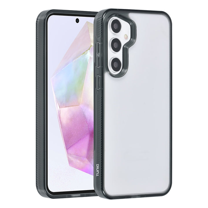 TUNIQ Samsung Galaxy A35 Backcover hoesje Silicone - Zwart-Hoesjes-Ilumina Benelux