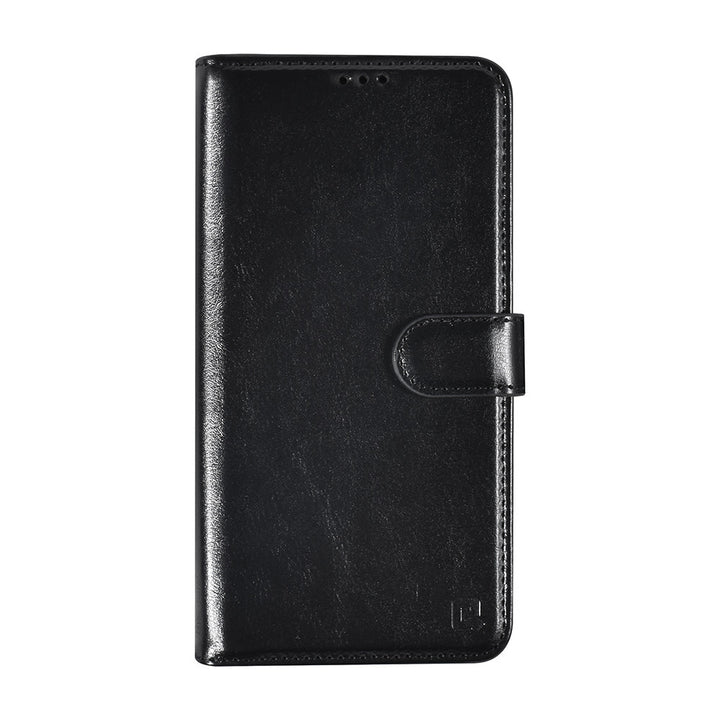 TUNIQ Samsung Galaxy A35 Book Case hoesje - Pasjeshouder voor 3 pasjes - Magneetsluiting - Hanger - Zwart-Hoesjes-Ilumina Benelux