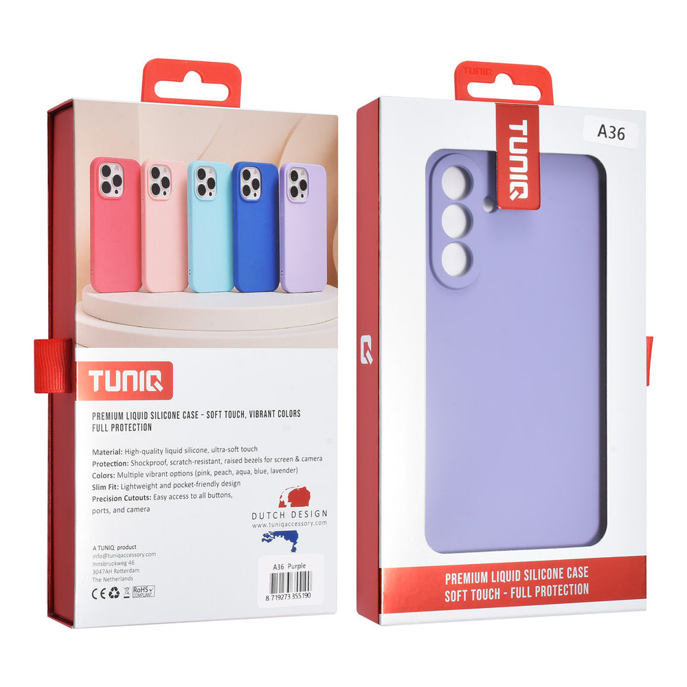 TUNIQ Samsung Galaxy A36 Backcover hoesje - Lila-Hoesjes-Ilumina Benelux