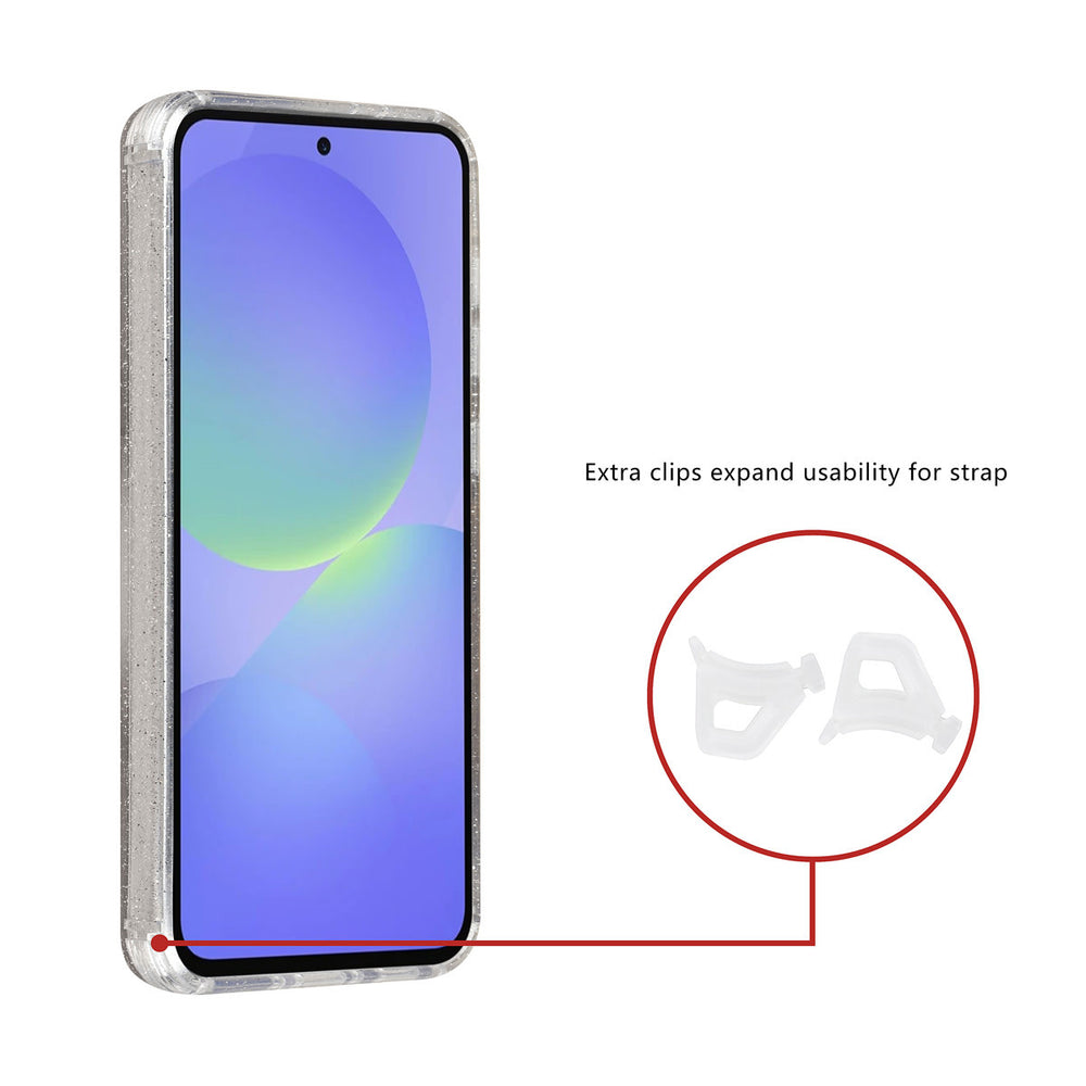TUNIQ Samsung Galaxy A36 Backcover hoesje - Magsafe - Glitter - Hanger - Transparant-Hoesjes-Ilumina Benelux