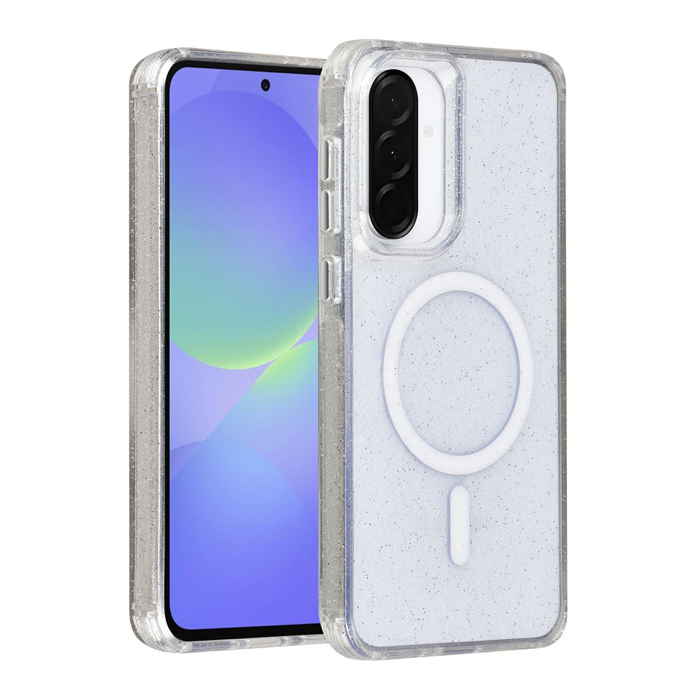 TUNIQ Samsung Galaxy A36 Backcover hoesje - Magsafe - Glitter - Hanger - Transparant-Hoesjes-Ilumina Benelux