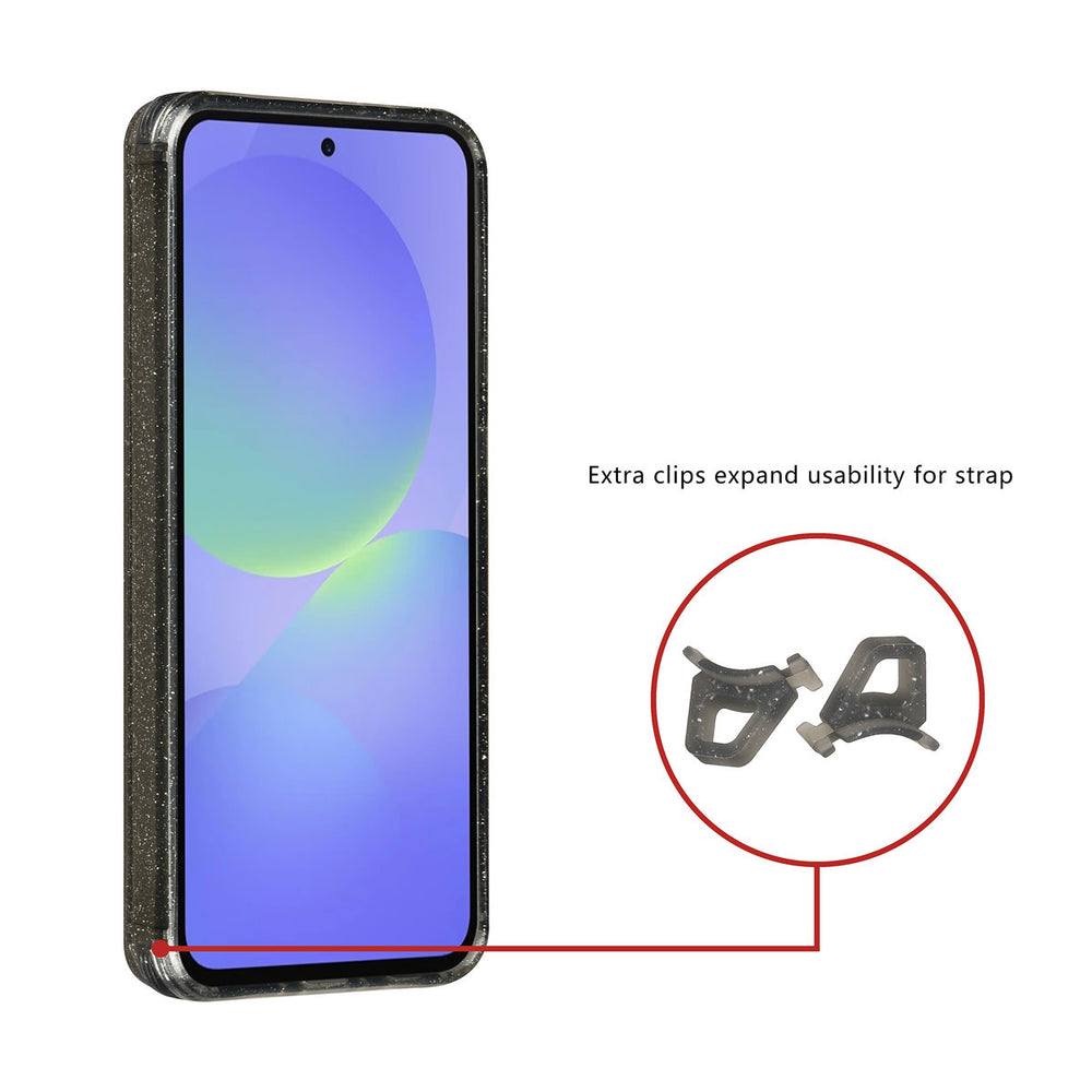 TUNIQ Samsung Galaxy A36 Backcover hoesje - Magsafe - Glitter - Hanger - Zwart-Hoesjes-Ilumina Benelux