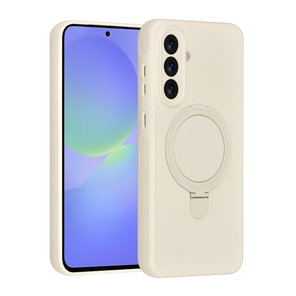 TUNIQ Samsung Galaxy A36 Backcover hoesje - Magsafe With Ring Stand - Hanger - Antique White-Hoesjes-Ilumina Benelux