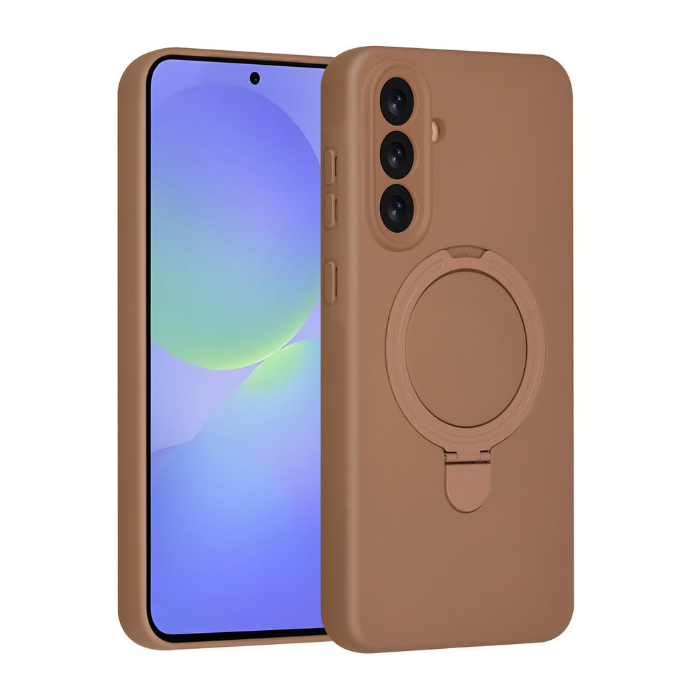 TUNIQ Samsung Galaxy A36 Backcover hoesje - Magsafe With Ring Stand - Hanger - Desert Brown-Hoesjes-Ilumina Benelux