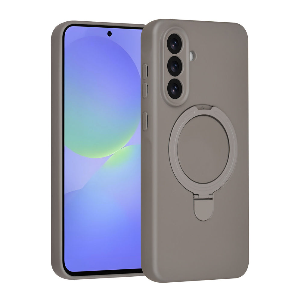 TUNIQ Samsung Galaxy A36 Backcover hoesje - Magsafe With Ring Stand - Hanger - Titanium Grey-Hoesjes-Ilumina Benelux
