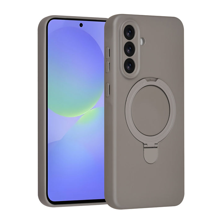TUNIQ Samsung Galaxy A36 Backcover hoesje - Magsafe With Ring Stand - Hanger - Titanium Grey-Hoesjes-Ilumina Benelux