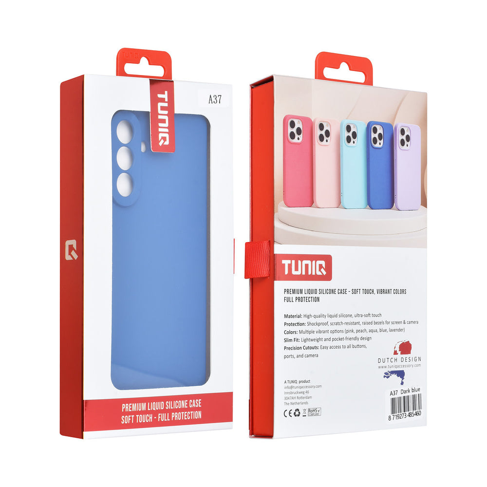 TUNIQ Samsung Galaxy A37 Backcover hoesje - Diepblauw-Hoesjes-Ilumina Benelux