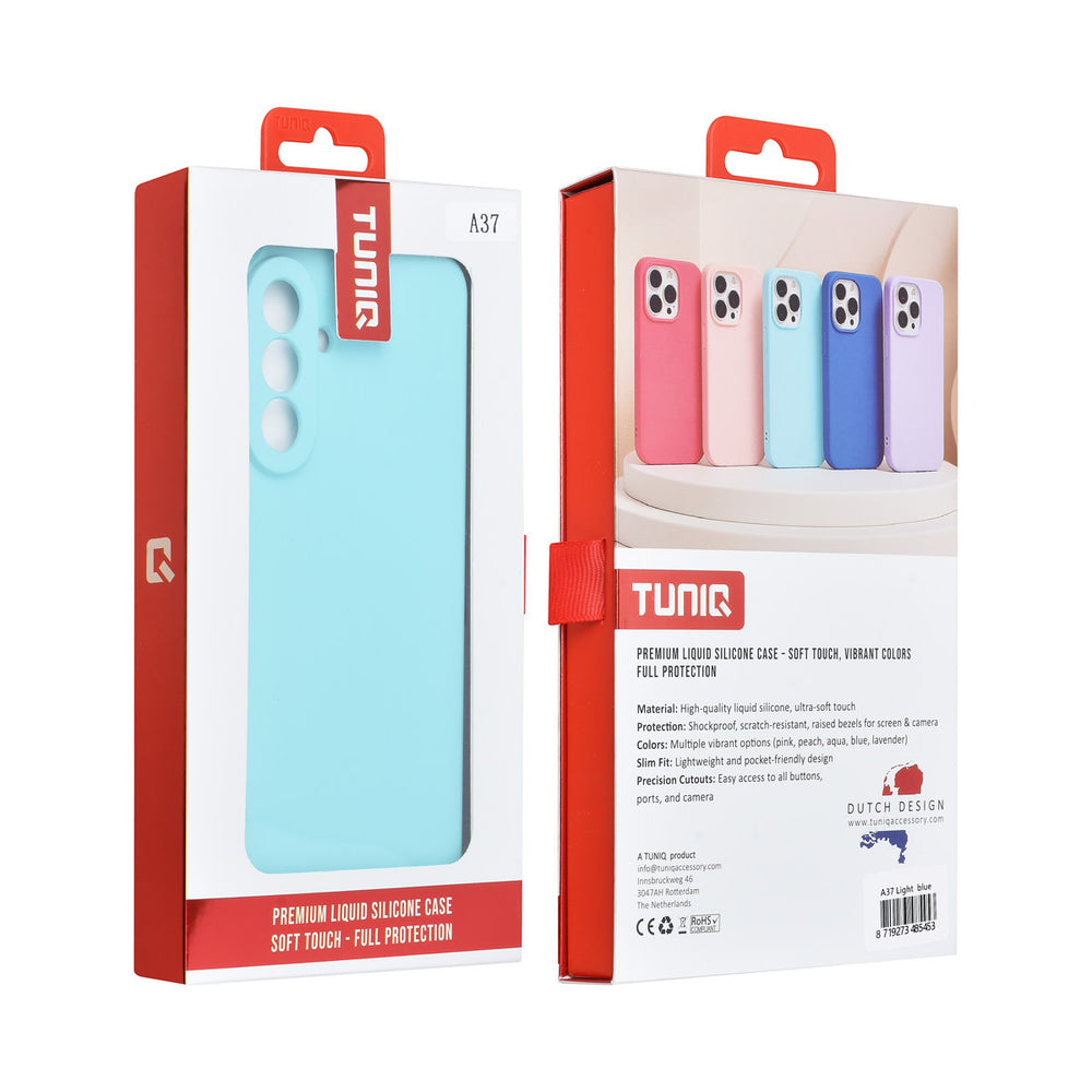 TUNIQ Samsung Galaxy A37 Backcover hoesje - Koraalblauw-Hoesjes-Ilumina Benelux