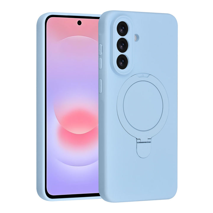 TUNIQ Samsung Galaxy A37 Backcover hoesje - Magsafe With Ring Stand - Hanger - Baby Blue-Hoesjes-Ilumina Benelux