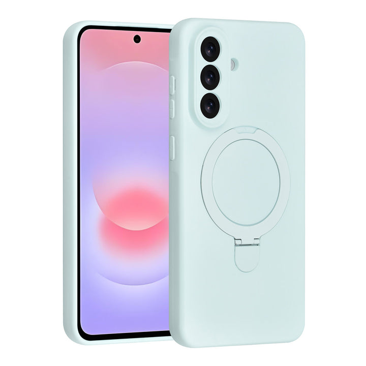 TUNIQ Samsung Galaxy A37 Backcover hoesje - Magsafe With Ring Stand - Hanger - Mint Green-Hoesjes-Ilumina Benelux