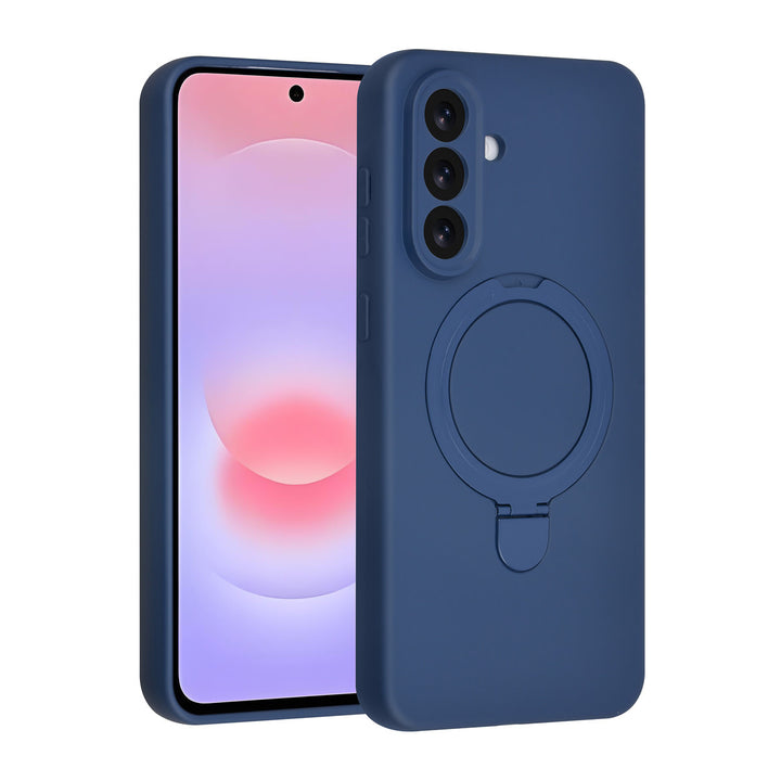 TUNIQ Samsung Galaxy A37 Backcover hoesje - Magsafe With Ring Stand - Hanger - Navy Blue-Hoesjes-Ilumina Benelux