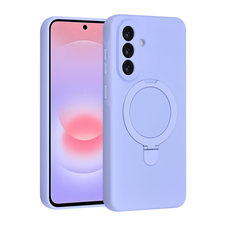 TUNIQ Samsung Galaxy A37 Backcover hoesje - Magsafe With Ring Stand - Hanger - Paars-Hoesjes-Ilumina Benelux