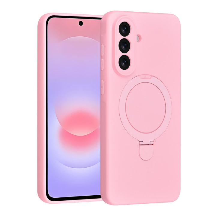 TUNIQ Samsung Galaxy A37 Backcover hoesje - Magsafe With Ring Stand - Hanger - Sakura Pink-Hoesjes-Ilumina Benelux