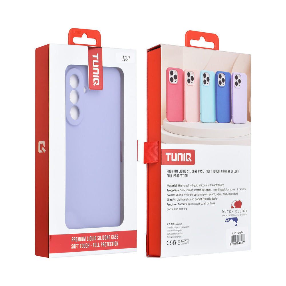 TUNIQ Samsung Galaxy A37 Backcover hoesje - Paars-Hoesjes-Ilumina Benelux
