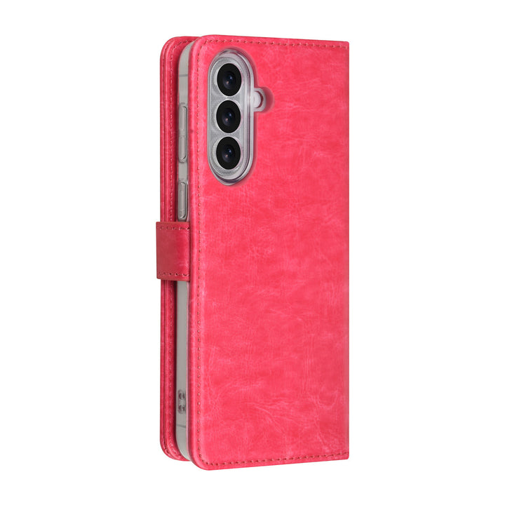 TUNIQ Samsung Galaxy A37 Book Case hoesje - Pasjeshouder voor 3 pasjes - Magneetsluiting - Hanger - Roze-Hoesjes-Ilumina Benelux