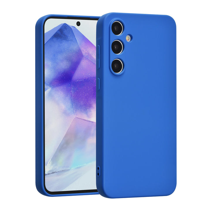 TUNIQ Samsung Galaxy A55 Backcover hoesje - Diepblauw-Hoesjes-Ilumina Benelux