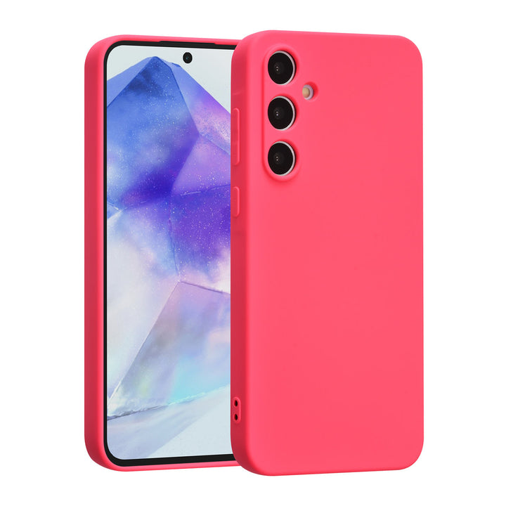TUNIQ Samsung Galaxy A55 Backcover hoesje - Felroze-Hoesjes-Ilumina Benelux