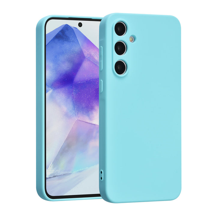 TUNIQ Samsung Galaxy A55 Backcover hoesje - Koraalblauw-Hoesjes-Ilumina Benelux