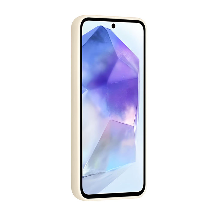 TUNIQ Samsung Galaxy A55 Backcover hoesje - Magsafe With Ring Stand - Hanger - Antique White-Hoesjes-Ilumina Benelux